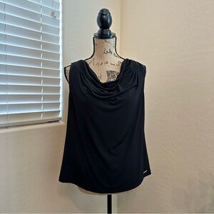 Calvin Klein | Elegant Black Sleeveless Top